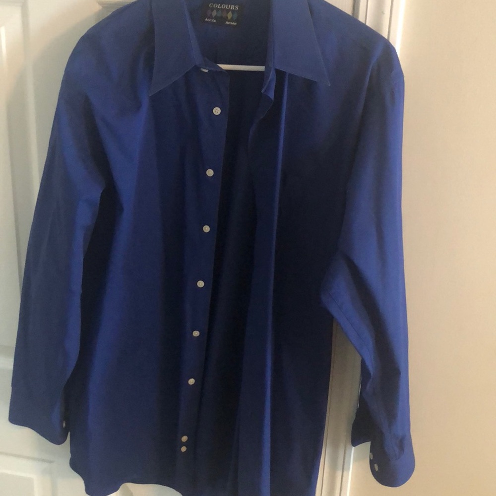 Royal Blue dress shirt.